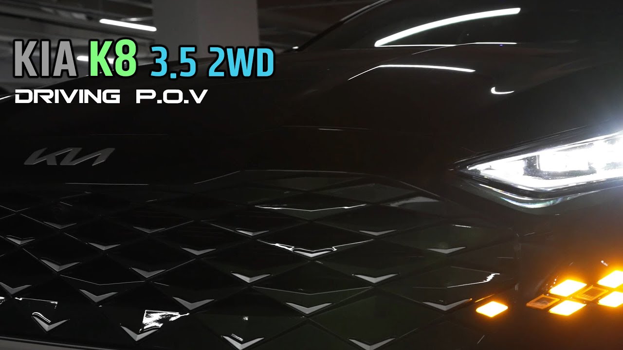 KIA K8 3.5 가솔린 시그니처 | 딥 포레스트 그린 | Driving POV