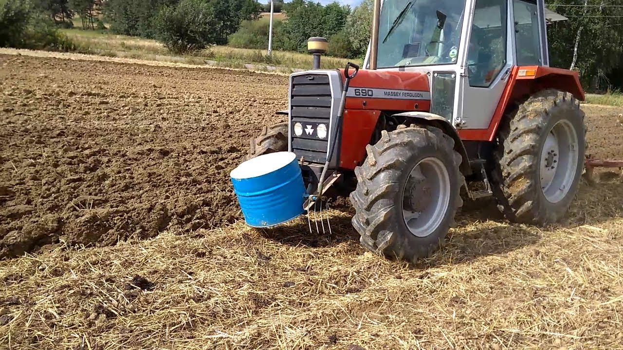 Orka 2017! Massey Ferguson 690 turbo & Pług 4 skibowy!