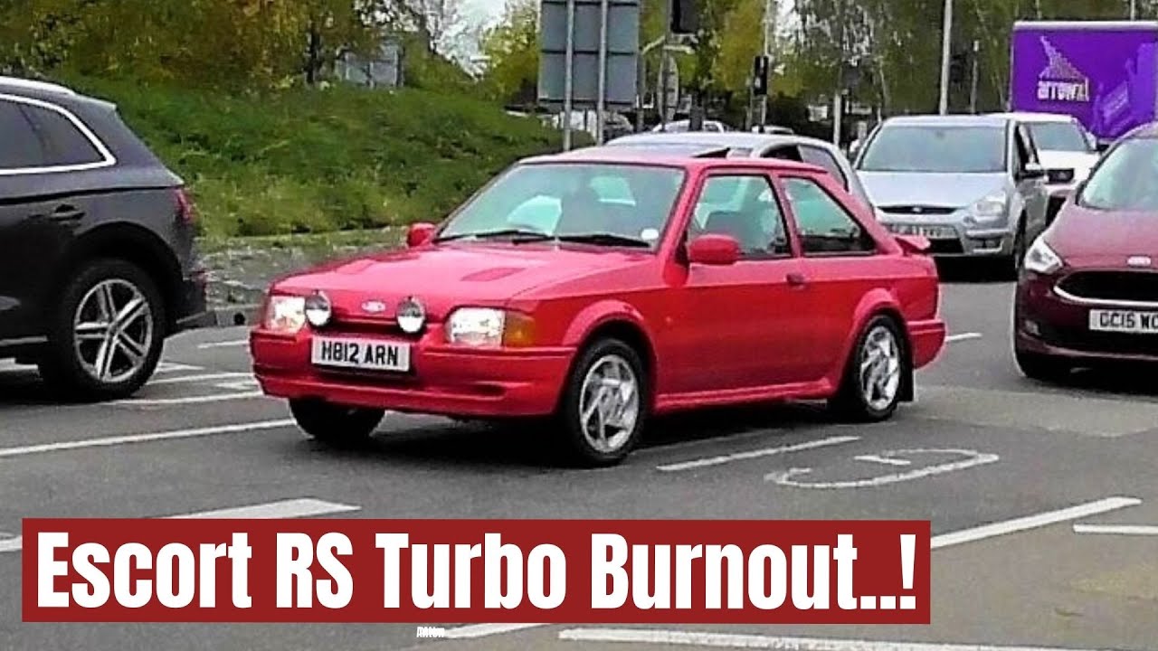 Escort RS Turbo did a BURNOUT and many more..!
