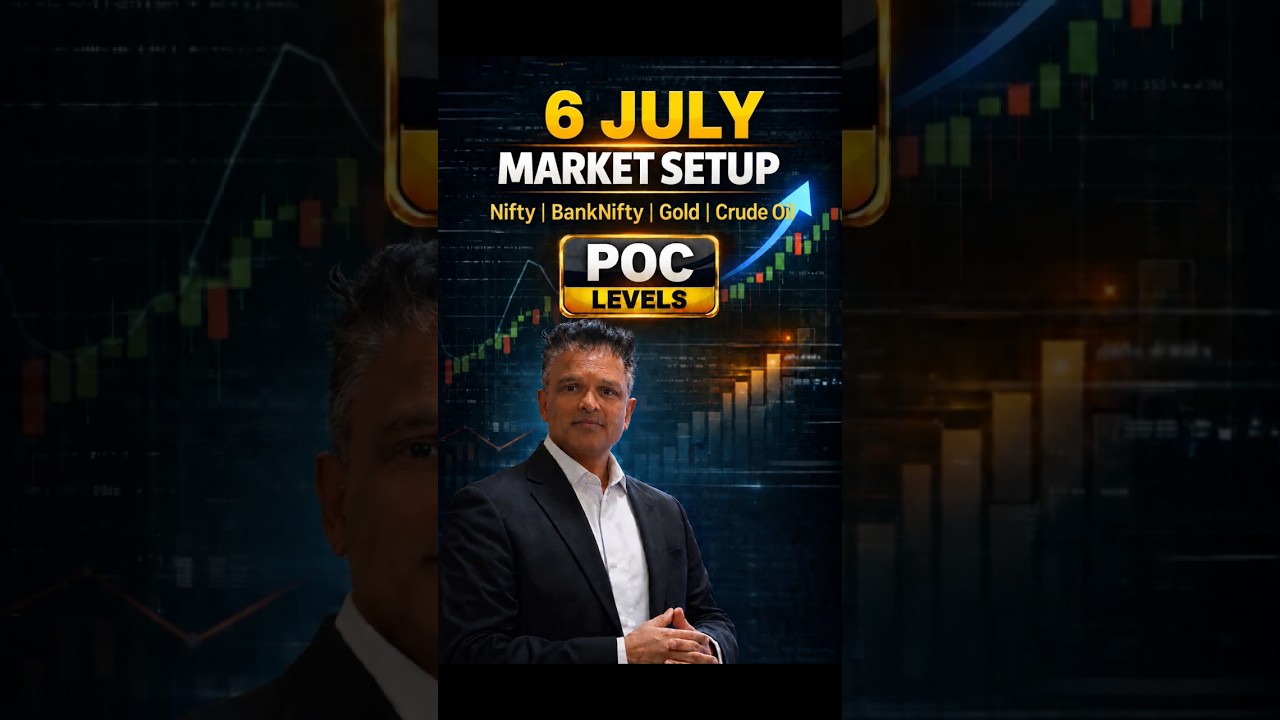 6 July Market Prediction | Nifty Fut Bank Nifty Fut Gold Crude Oil | Stock Specific #shorts