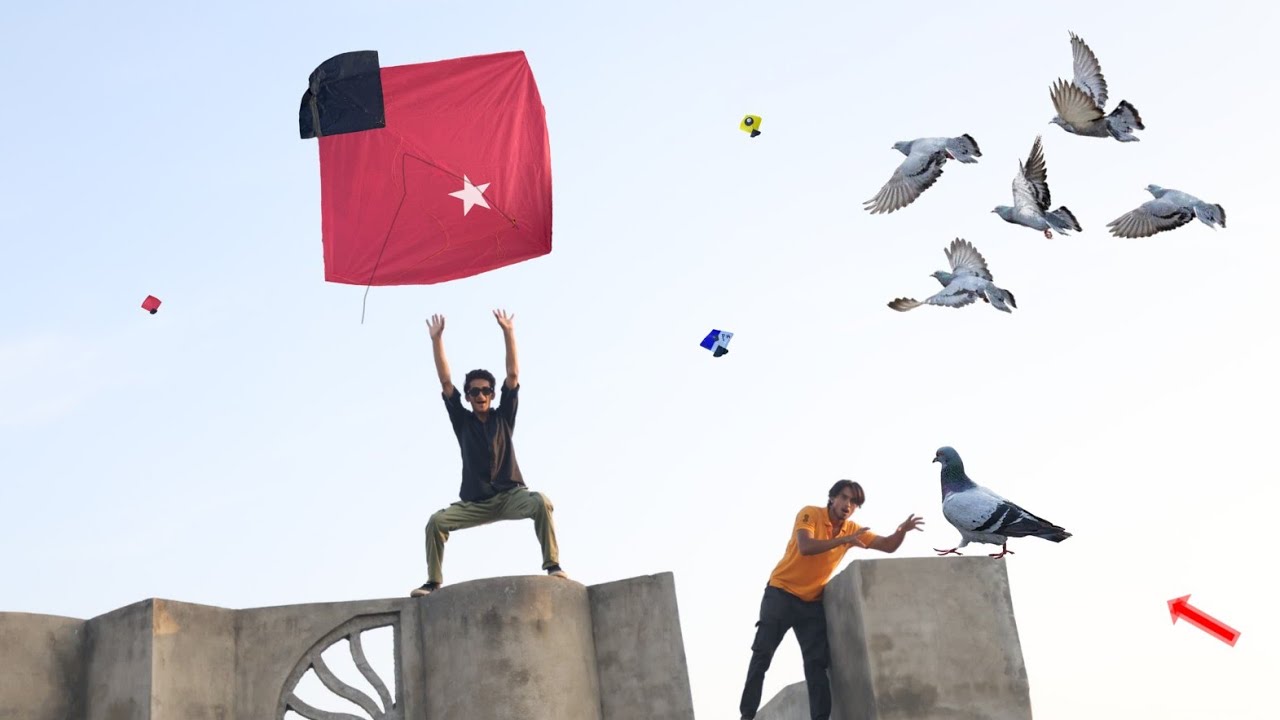 Kite Vs Abubaker Caught Bazi Kubooter | Kite Flying