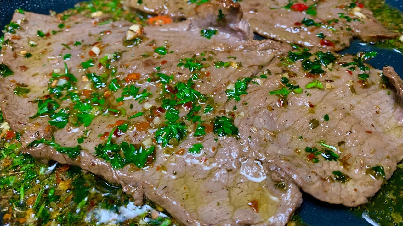 Cómo hacer Bistec en Salsa Chimichurri