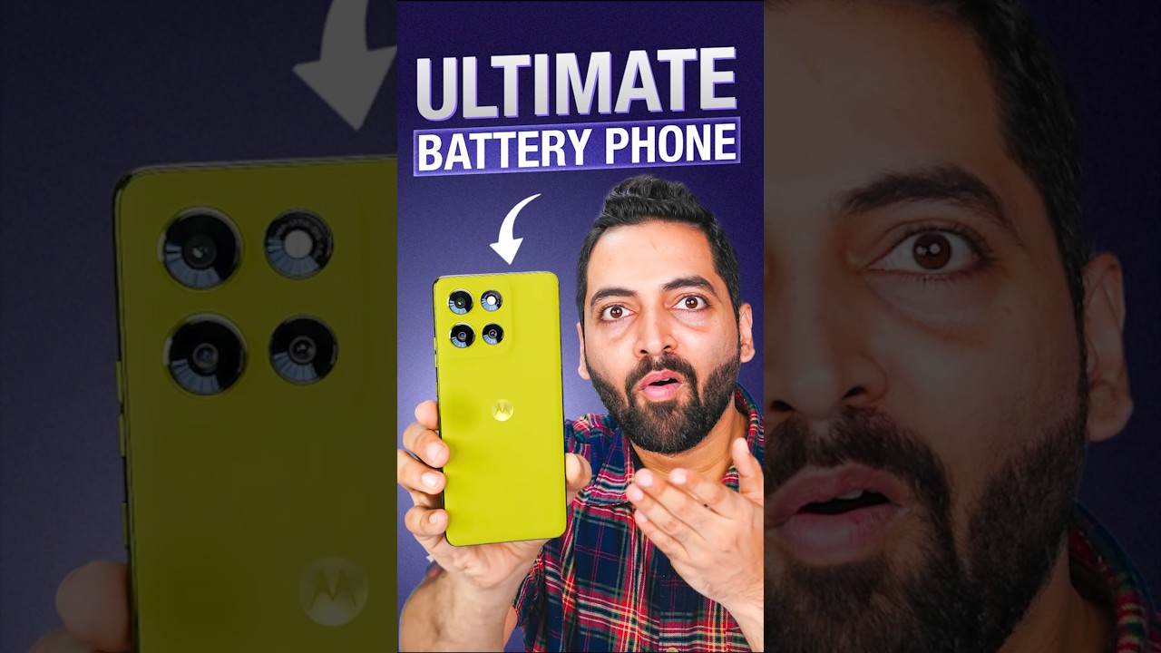 Moto g86 Power : The Ultimate Battery Phone @ ₹17,999⚡ #shorts