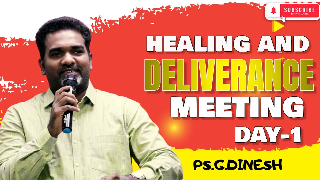 Healing And Deliverance Meeting Day-1| Ps.G.Dinesh | #gracetelevisionindiakgf #healing #deliverance