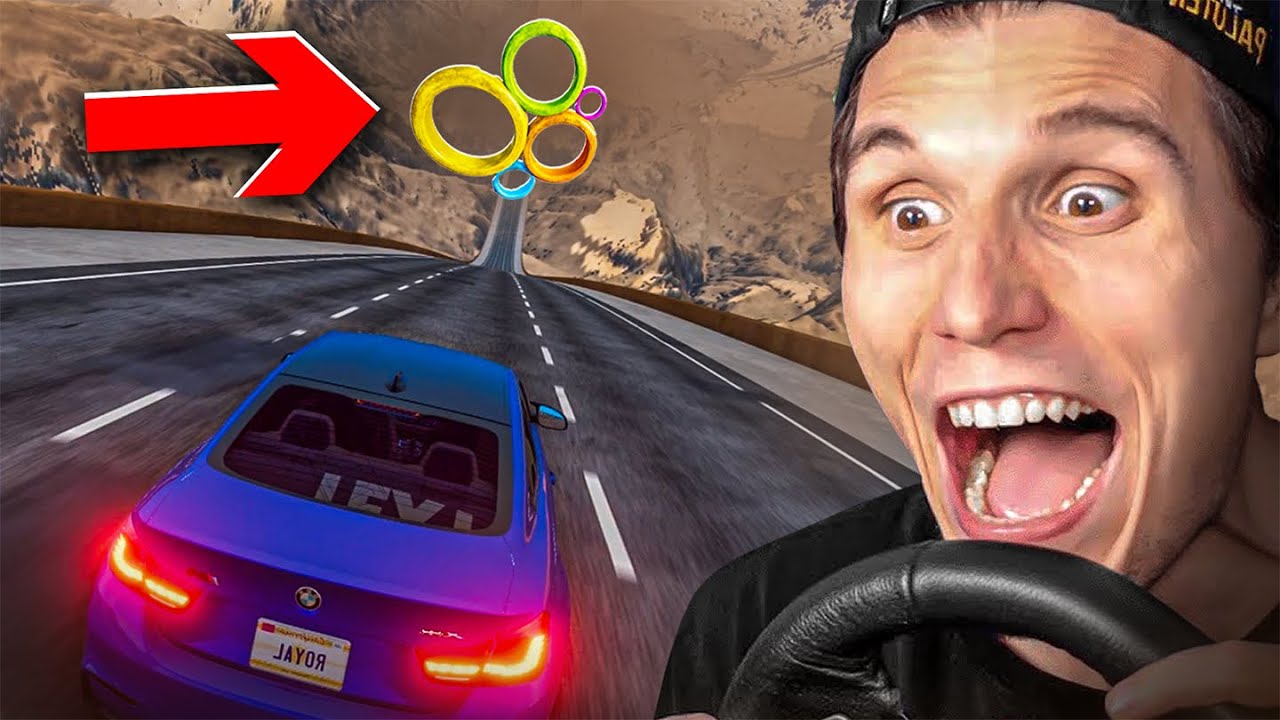 Treffe alle RINGE auf der XXL Überkopf Sprungschanze?