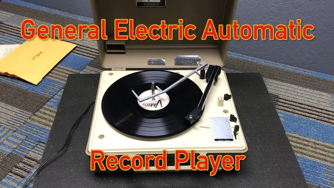 General Electric Automatic Record Player DEMO