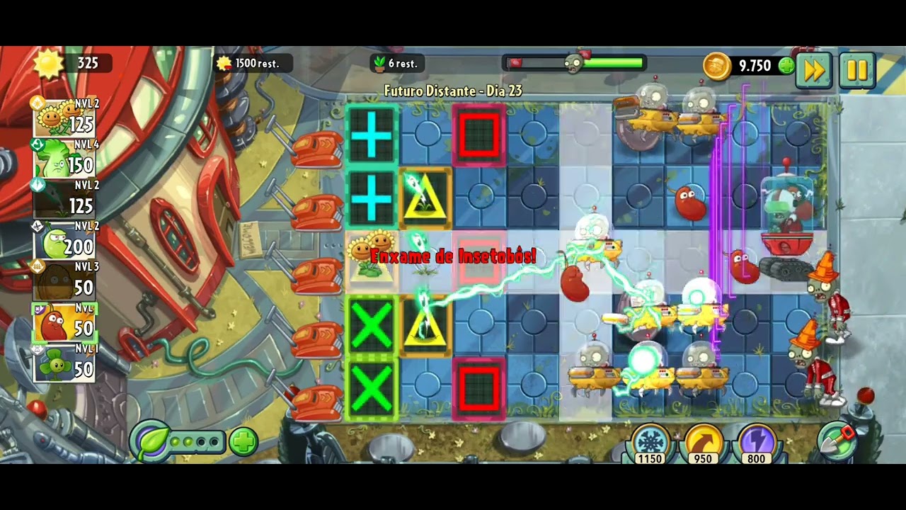 Plantas vs zombis 2 Futuro Distante #23 