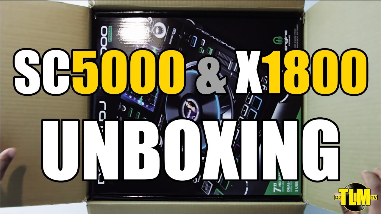 DENON DJ SC5000 & X1800 PRIME UNBOXING