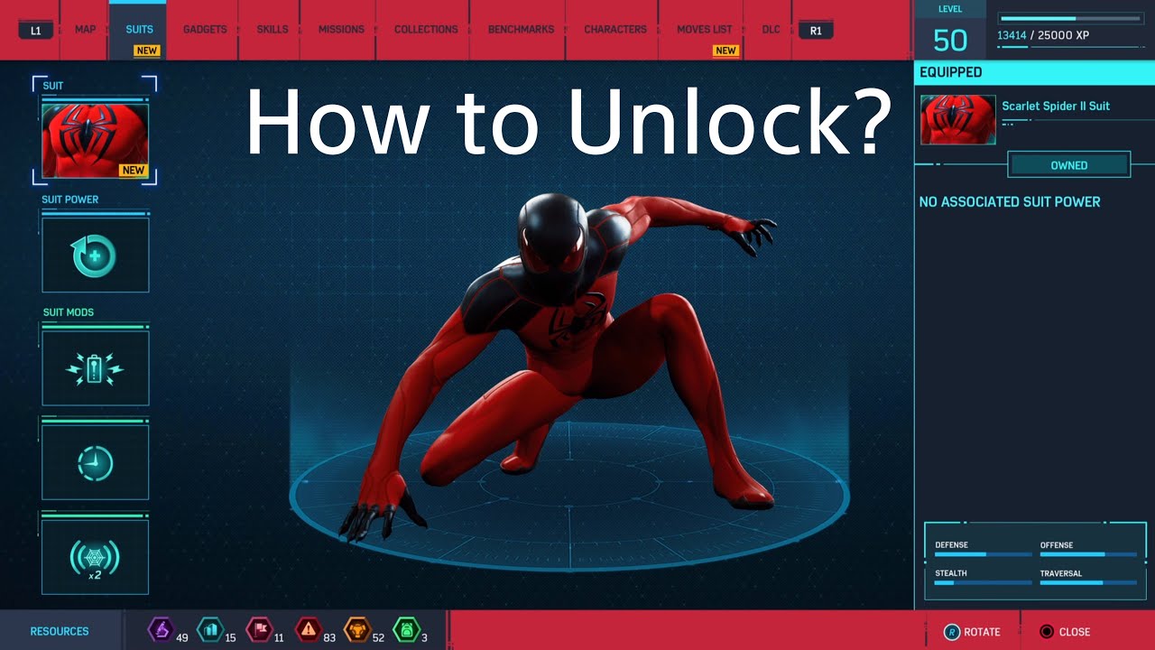 Marvel's Spider-Man - Scarlet Spider II Suit (How to Unlock?)