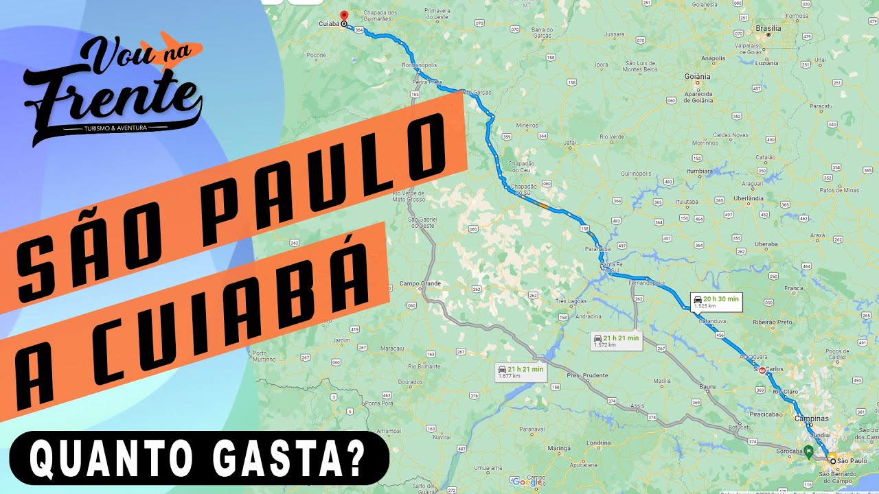 DE SÃO PAULO A CUIABÁ - VIAJANDO DE CARRO
