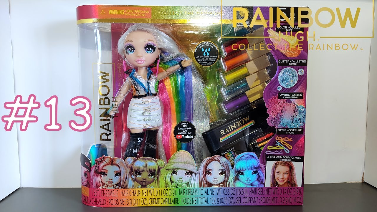 Présentation du Salon de Beauté Rainbow High avec Amaya Raine Série 1 [Rainbow High #13]