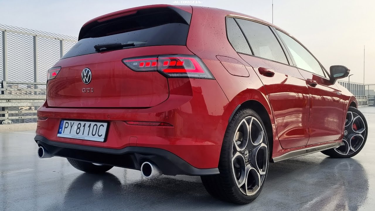 VW Golf GTI 8.5 sound, cold start, exhaust sound, revs, launch control, acceleration