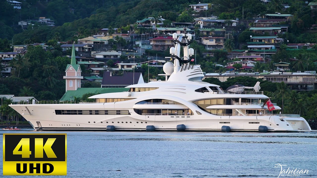 July 7, 2020 : Feadship Yacht ANNA was seen in Tahiti
