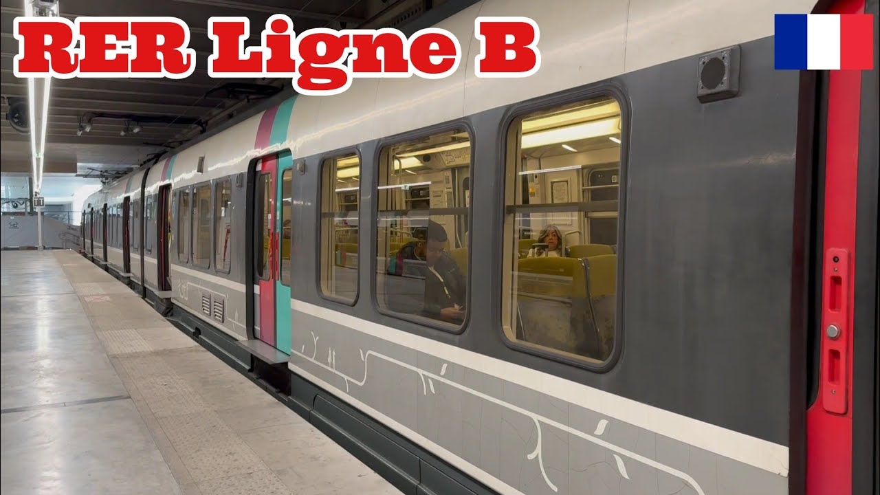 Travel by RER line B from Paris CDG TGV2 to Châtelet-les-Halles