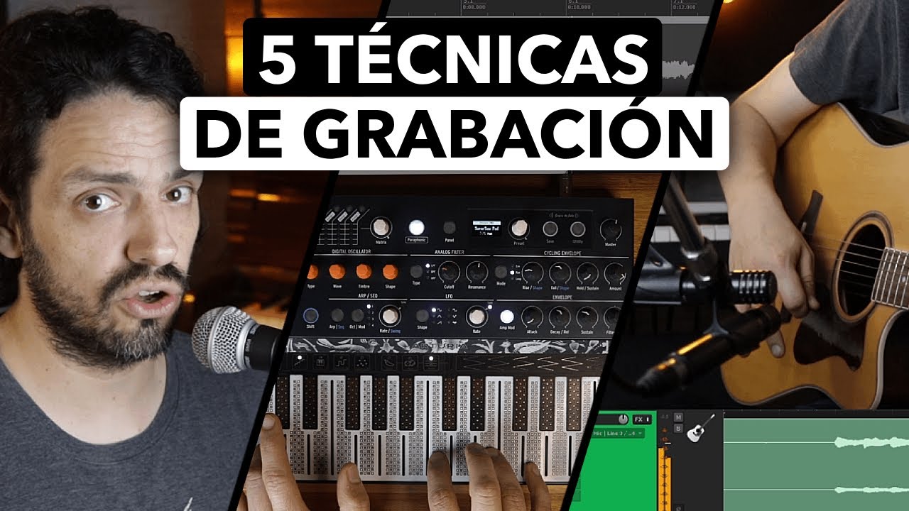 5 TÉCNICAS de GRABACIÓN indispensables para MÚSICOS