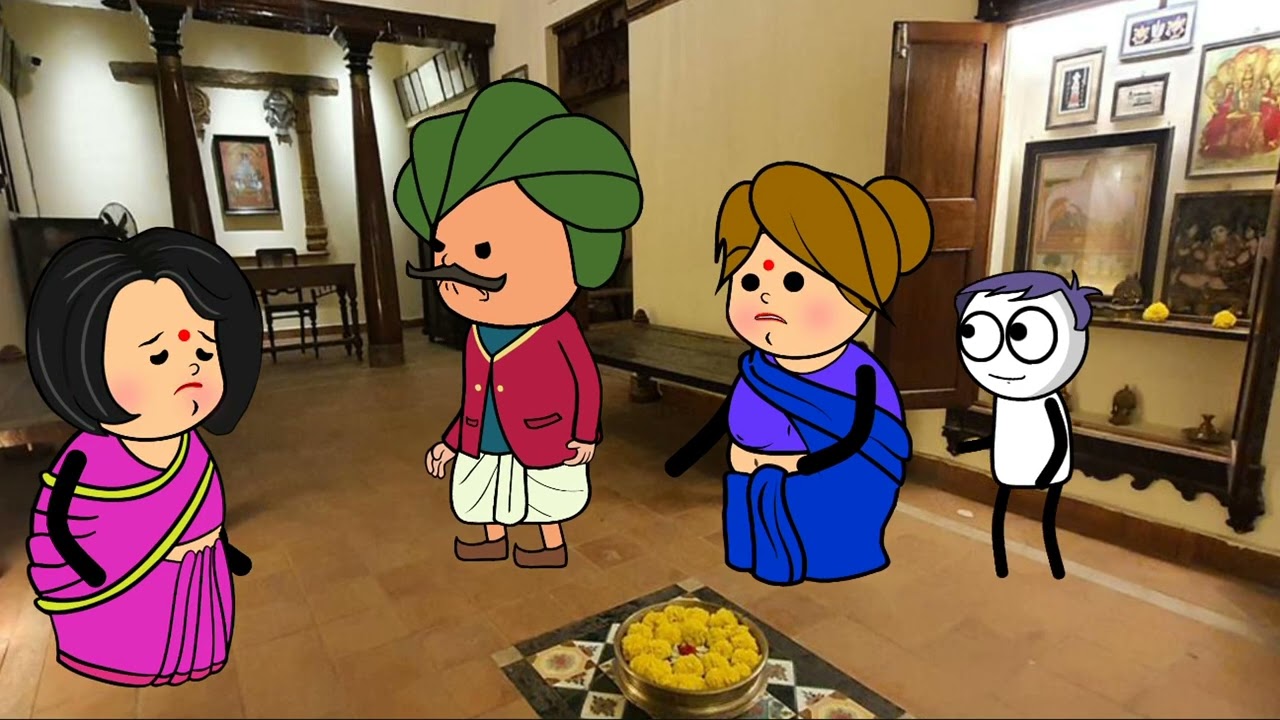 ರಂಗುನಾ ತಬ್ಬಿಕೊಂಡದ್ದನ್ನು ನೋಡಿದ ಮಂಜ ಅಜ್ಜಿಗೆ ಹೇಳಲು ಹೋದ - part -2#kannadacomedy#hallistories#hallikathe#