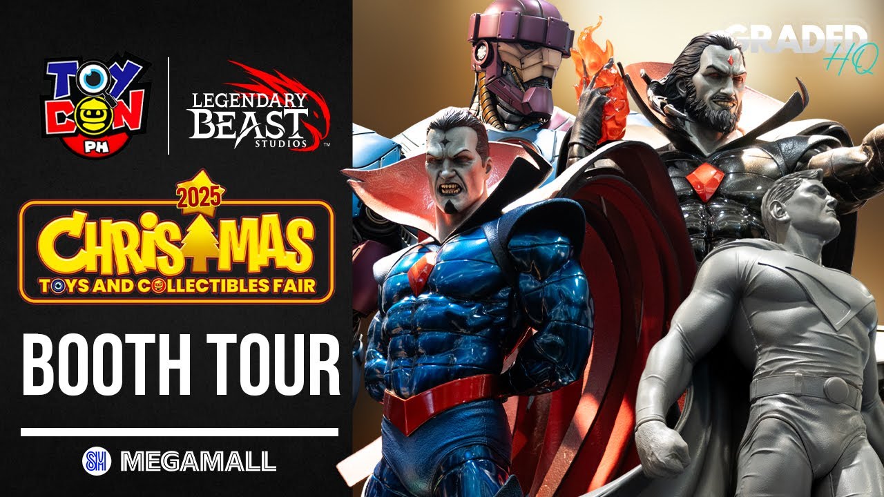 Legendary Beast Studios на выставке ToyFair 2025 | ToyConPH | SM Megamall | Экскурсия по GradedHQ