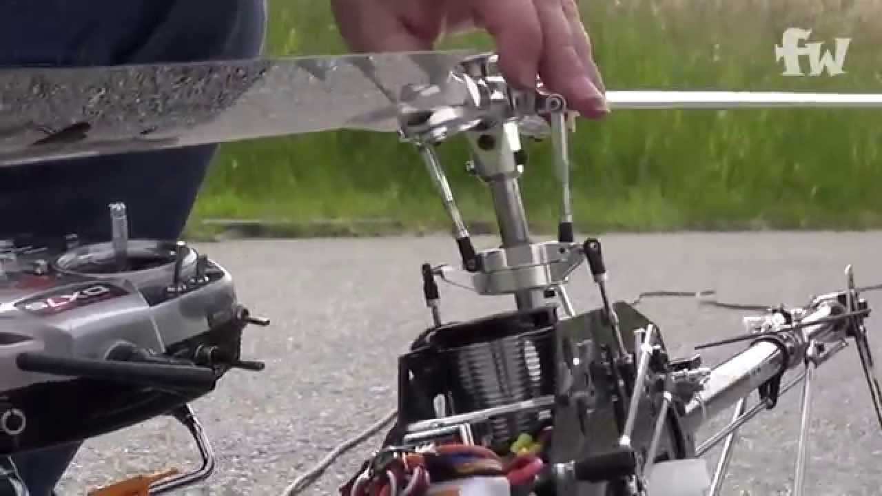 Align APS Gyro 3GX Flybarless System - Einstellen