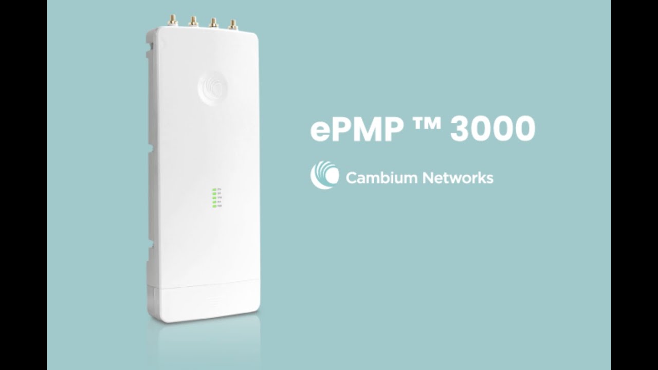 Webinar: Radioenlaces ePMP de Cambium Networks