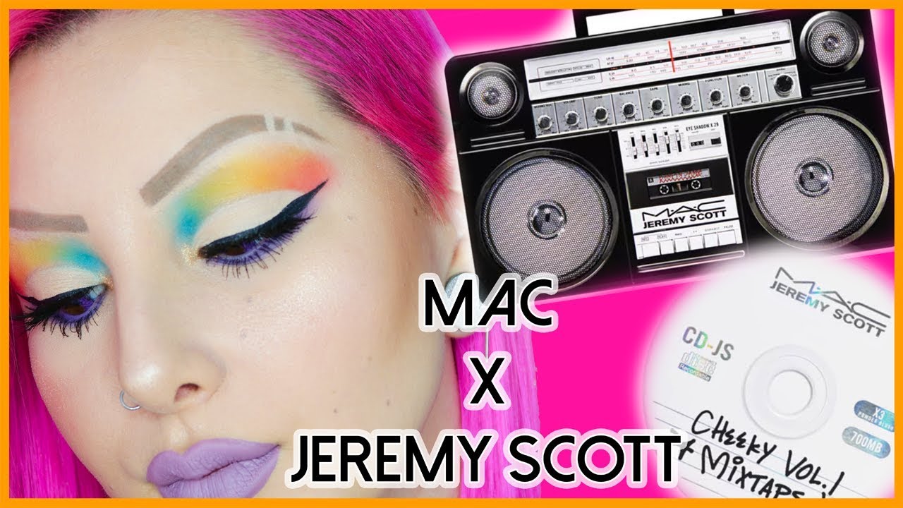MAC x JEREMY SCOTT 😍 : Revue & Makeup Cut crease arc-en-ciel 🌈