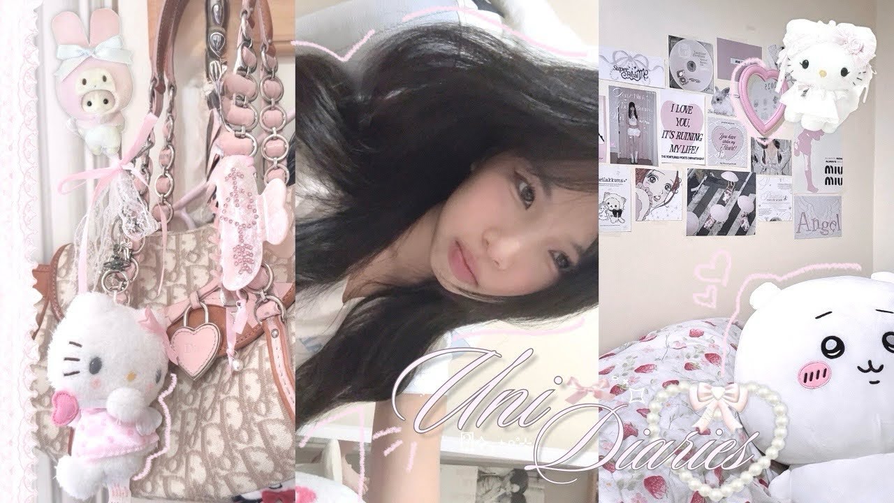 uni diaries 🫧: life at ucl, grwm, hanging with friends, yesstyle haul, new nails, birthday party