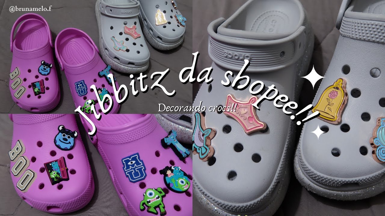JIBBITZ DA SHOPEE - PERSONALIZANDO CROCS | BRUNA MELO
