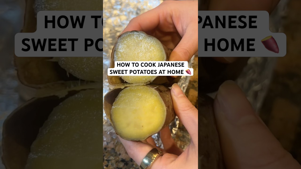 How to make Japanese yakiimo (roasted sweet potato) at home! 🍠