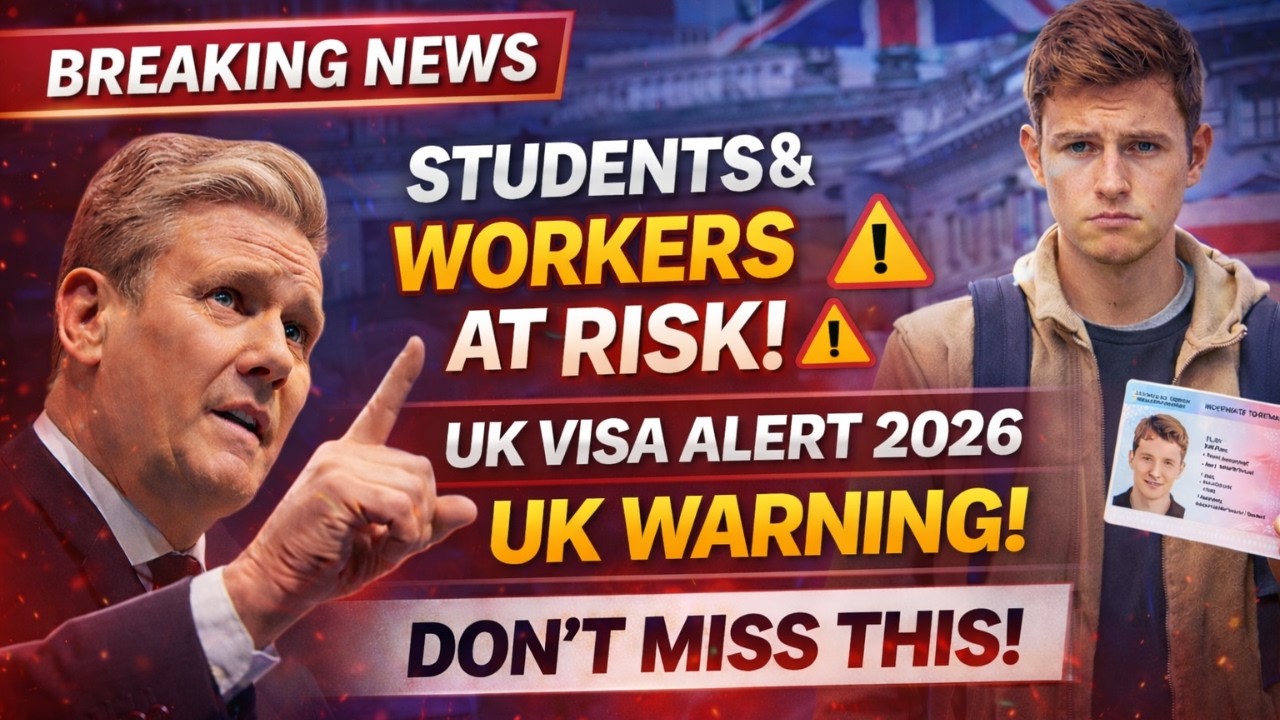 🚨 BAD NEWS: UK Visa 2026 Update &ndash; New Risks for Overseas Students & Workers