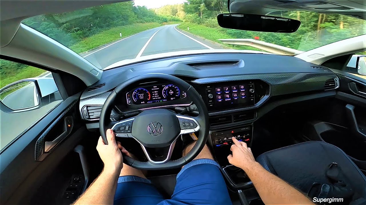 2022 Volkswagen T-CROSS [110HP 1.0 TSI] POV Test Drive by Supergimm