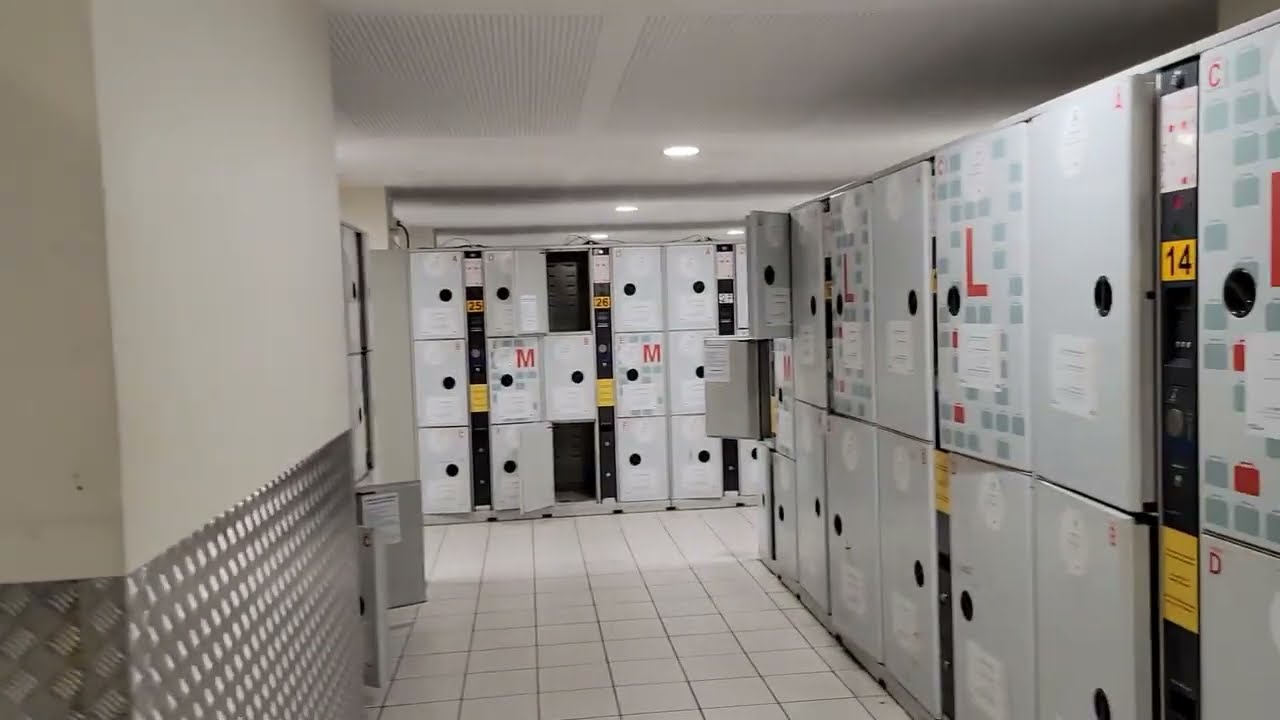 Luggage Storage at Paris De l'Est Train Station