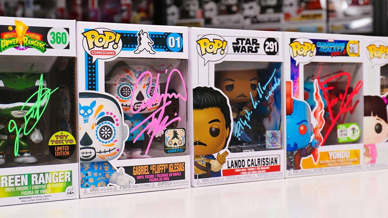 My Signed Funko Pop Collection! (Jeff Goldblum, Gabriel Iglesias, Stan Lee and MORE)