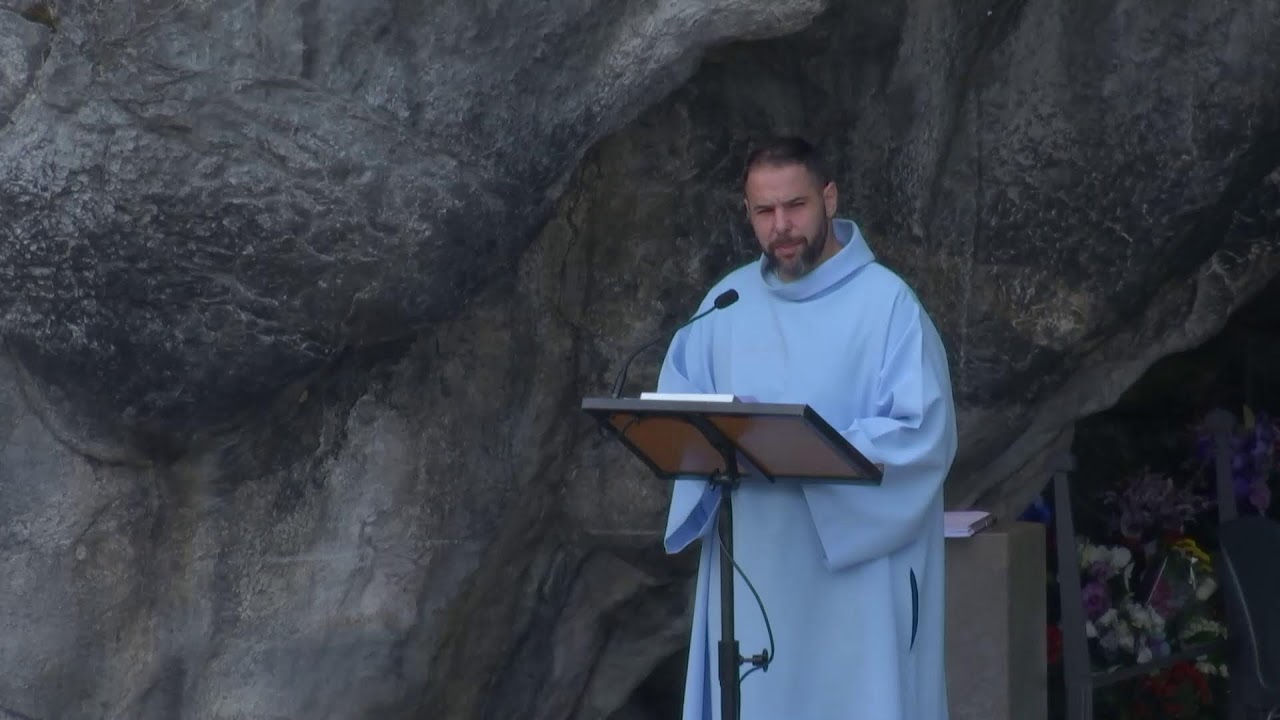 Messe depuis la Grotte de Lourdes - 16/06/2022.
