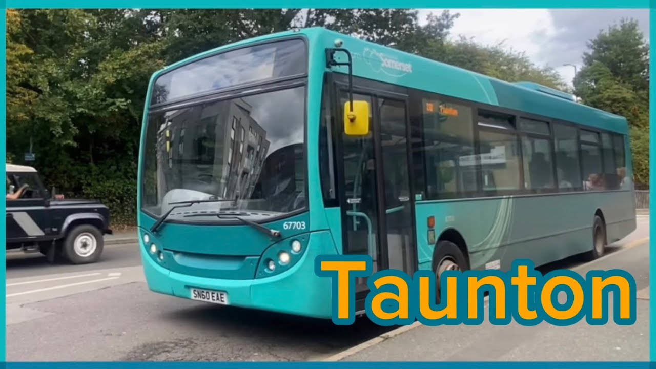 Buses in Taunton. (23/09/23) (4K)
