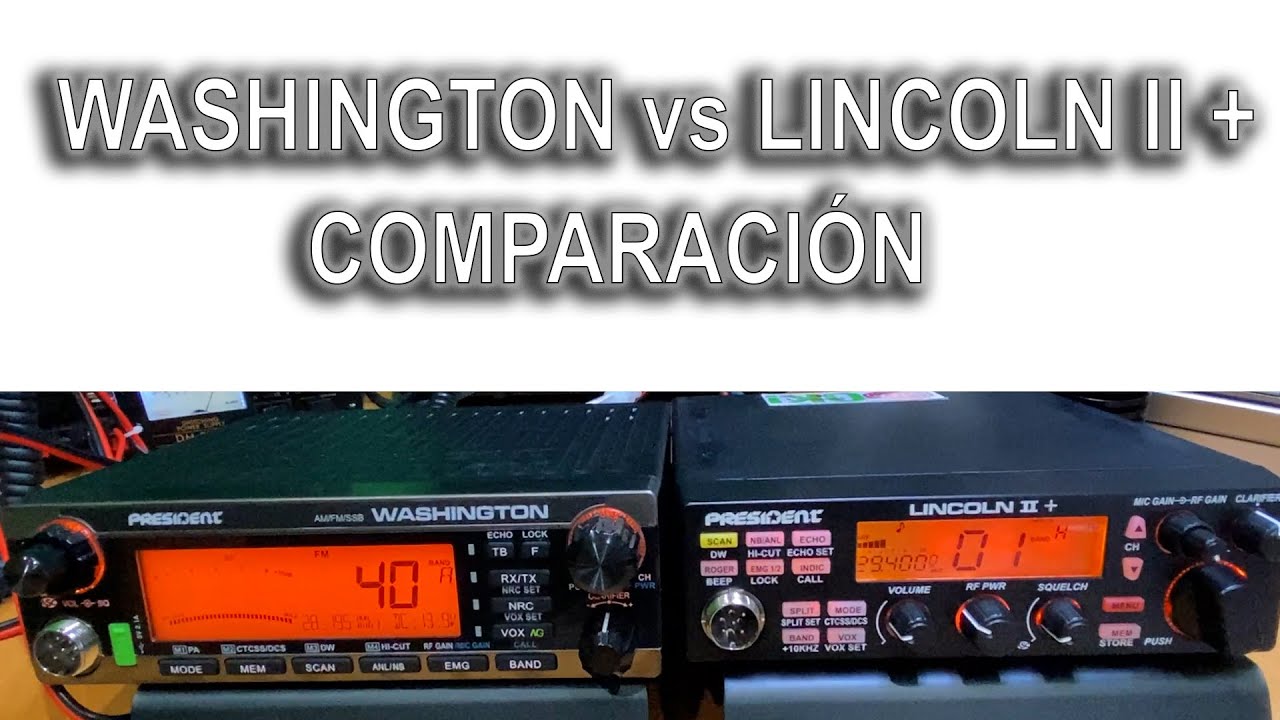📻 President Lincoln II Plus vs. President Washington: ¿Cuál es mejor para tus necesidades?