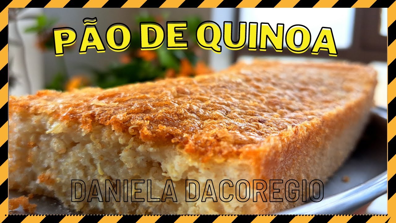 PÃO DE QUINOA saudável sem glúten e sem lactose! Receitas rápidas e fáceis!