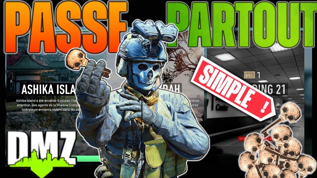 PASSE PARTOUT: FARMER la clé ULTIME de DMZ pour ouvrir toutes les serrures (AL MAZRAH /ASHIKA / B21)