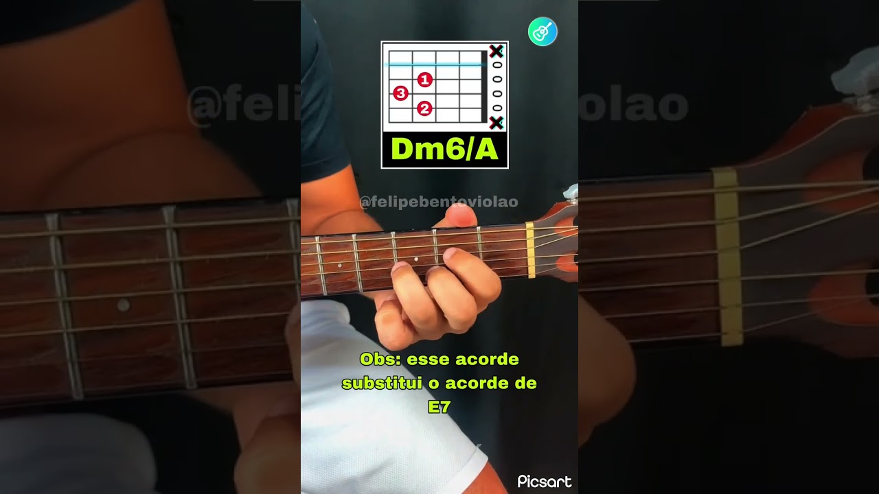 Acorde que substitui o acorde E7 para preparar para L&aacute; maior ! 🔥😁