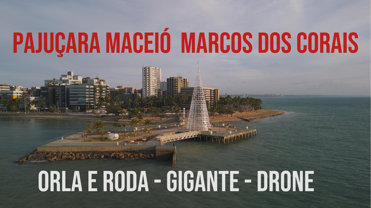 Esse Lugar em Maceió Parece Irreal -  Pajuçara Vista de Drone