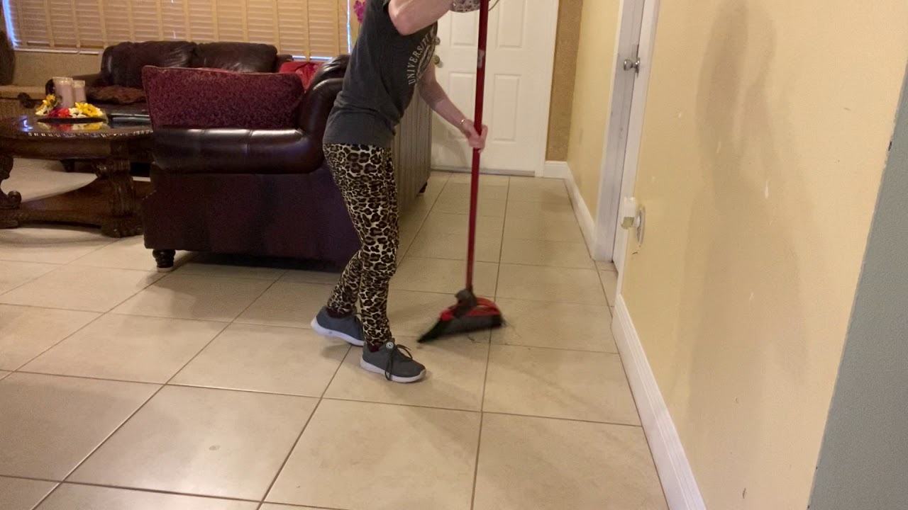 ASMR!! Cleaning Vlog!!🧽🧼🦠Sweeping & Mopping The Floor!!