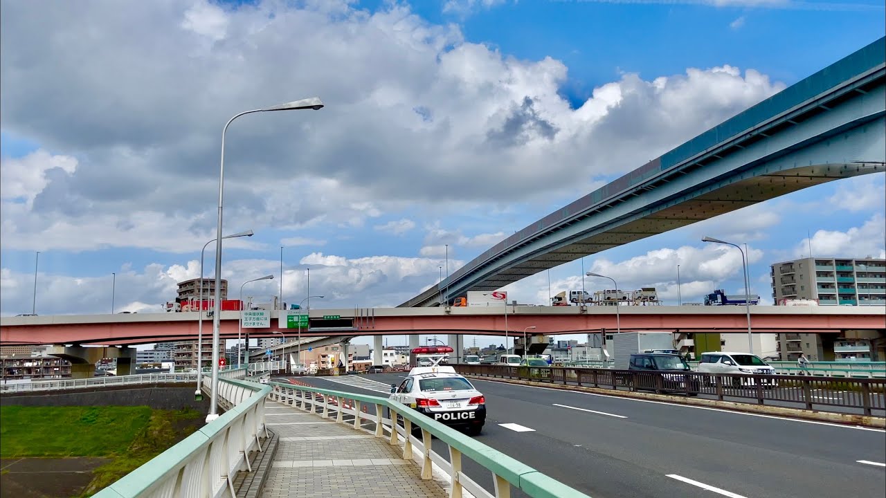 [JAPAN/TOKYO]Kumanomae Adachi-odai Arakawa River walk scenery[Toden Arakawa Line/Tokyo Sakura Tram]