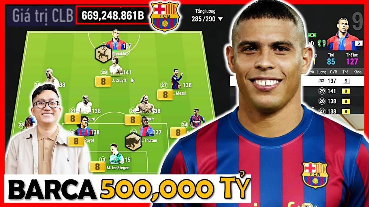 500,000 Tỷ Bay Màu I Love Build Team Color FC BARCELONA Cực Khủng FCO Chơi Tết 2026: RÔ BÉO FAC