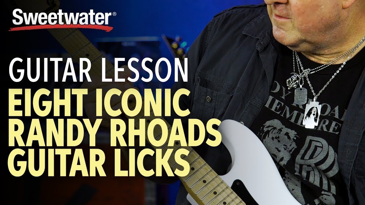 Lesson: Eight Iconic Randy Rhoads Guitar Licks