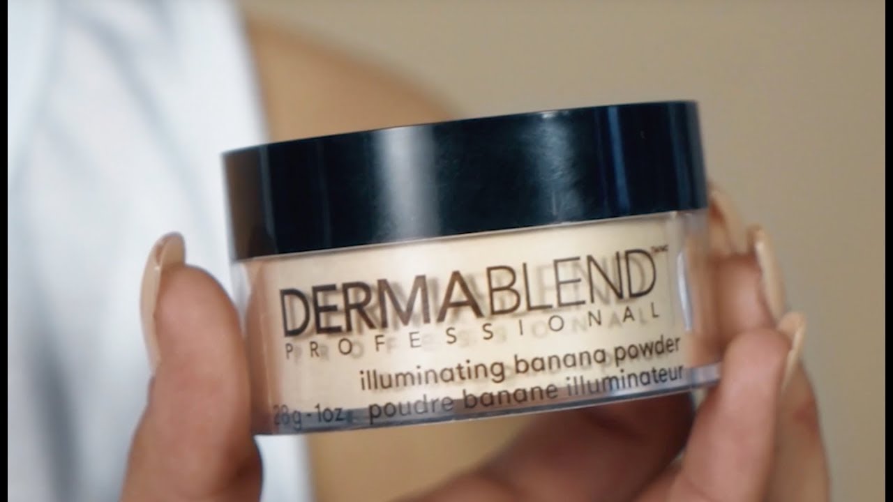 How To Use Dermablend's New Illuminating Banana Powder