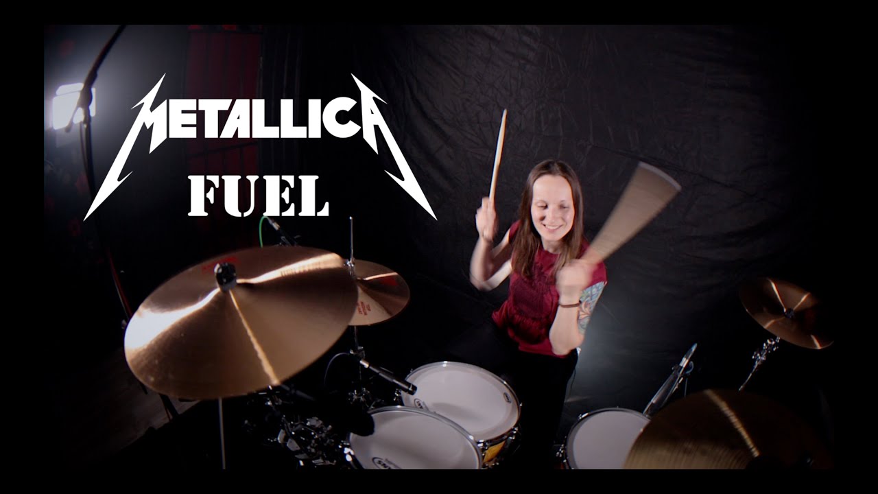 Metallica - Fuel (drum cover by Vicky Fates)