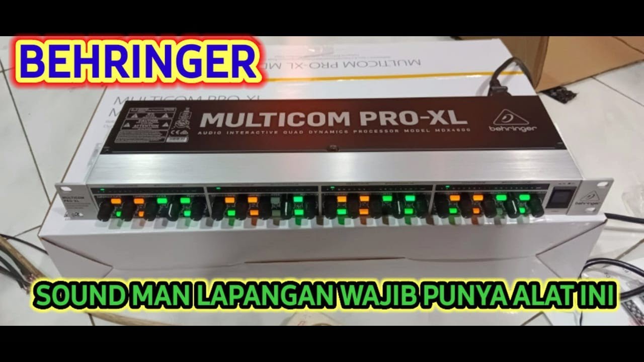 TES MULTICOM PRO-XL BEHRINGER. SEPERTIINI HASILNYA#bening