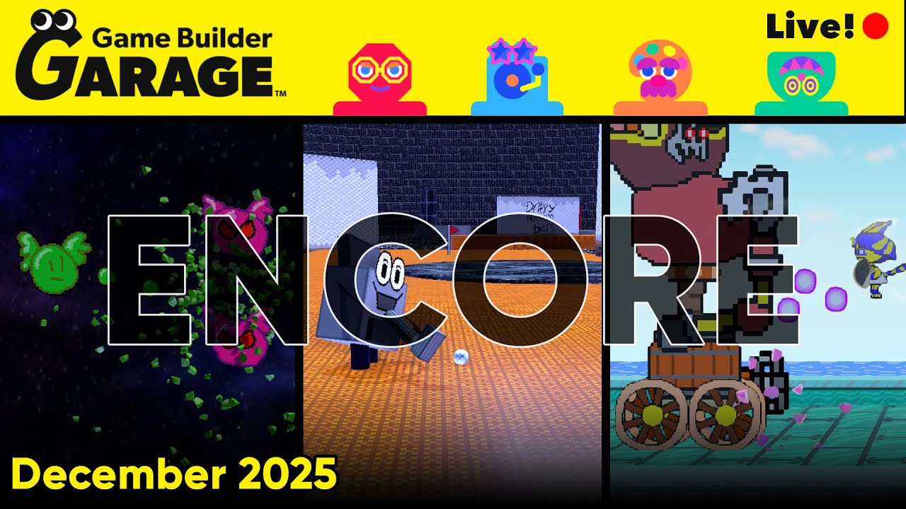 Game Builder Garage - Community Showcase Stream! - December 2025 ENCORE! | Live! 🔴