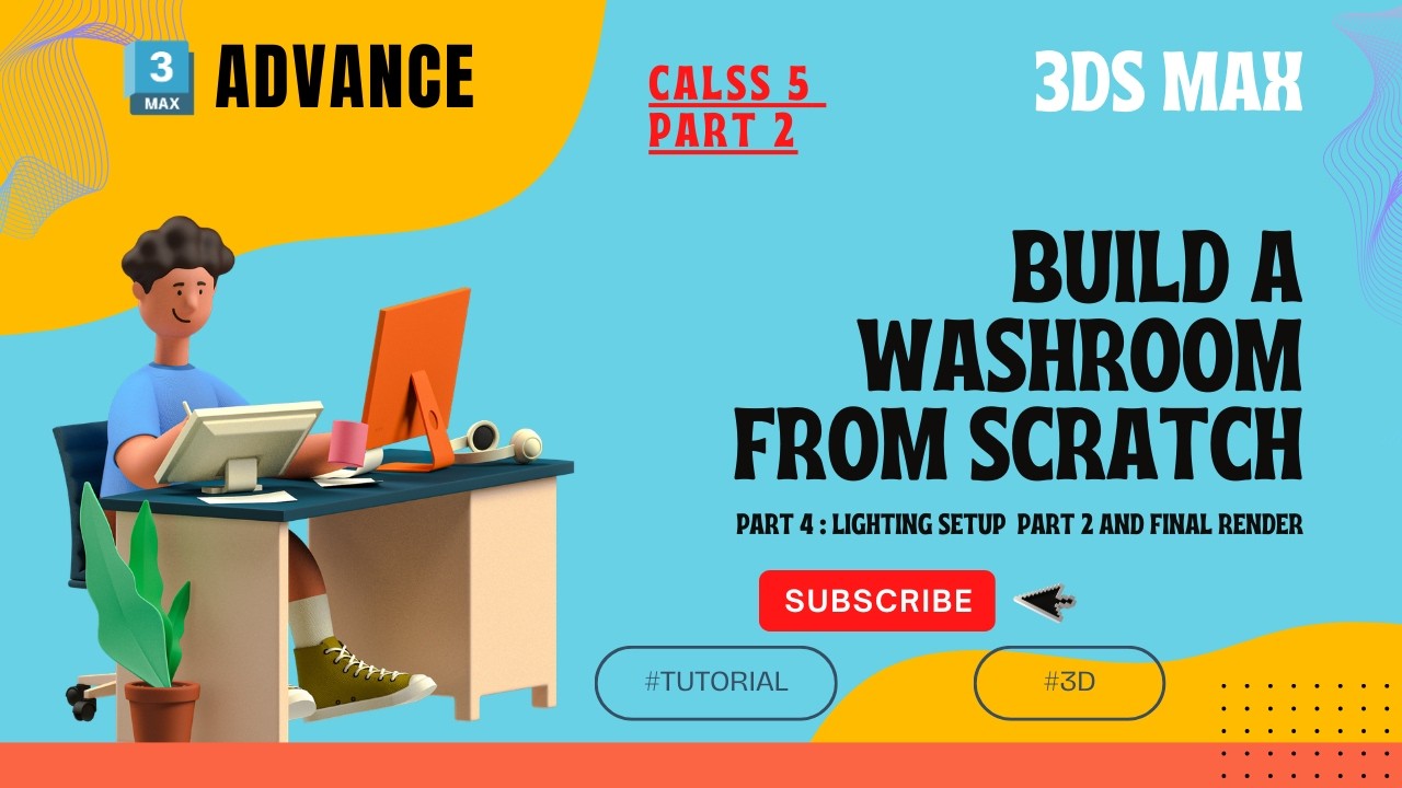 CLASS - 5 | Lighting Setup Part 2 | Learn 3DS MAX TUTORIAL ADVANCE | 3D By SHAHIL SHARMA #3dsmax #3d
