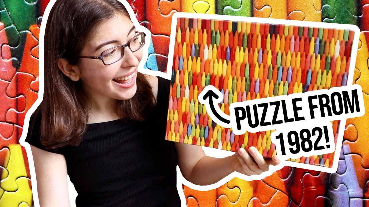 Doing a vintage jigsaw puzzle from the 80s! - Springbok Shades of Childhood Puzzle