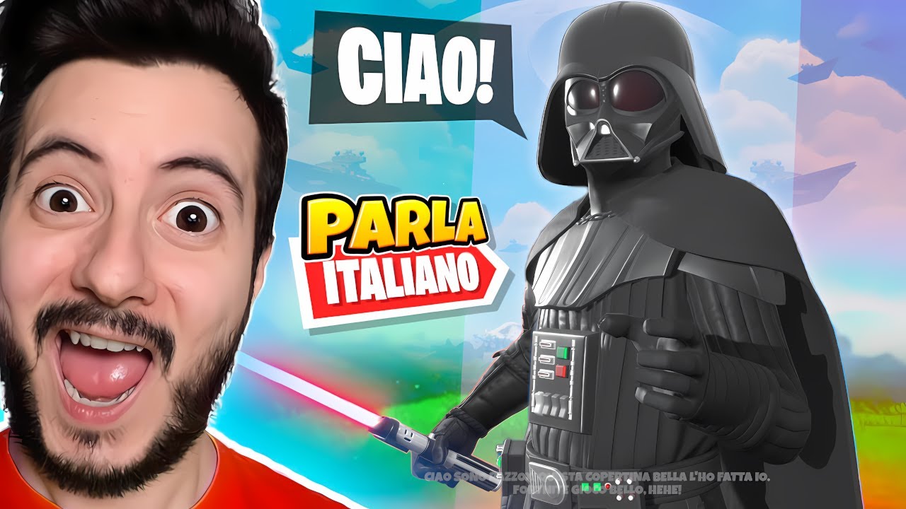 HO FATTO PARLARE DARTH VADER IN ITALIANO SU FORTNITE STAR WARS Capitolo 6