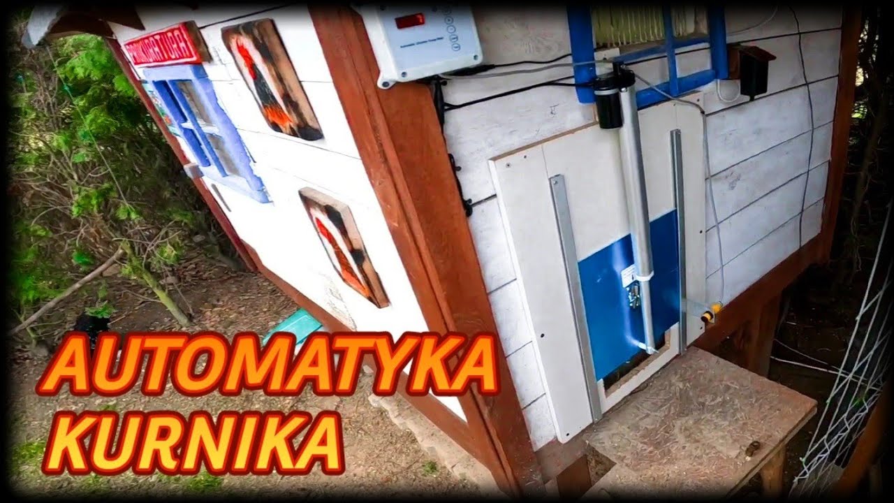 #chicken 🐓🦆🦃 Automatyczne otwieranie kurnika.  System na siłowniku.